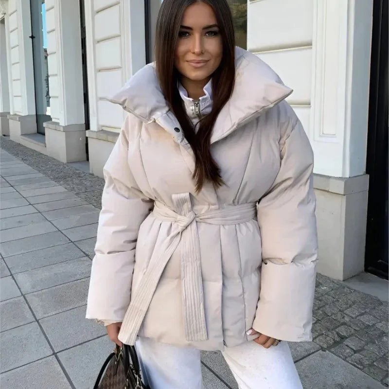 Abrigo Acolchado Cálido Invierno Mujer - Vestiria
