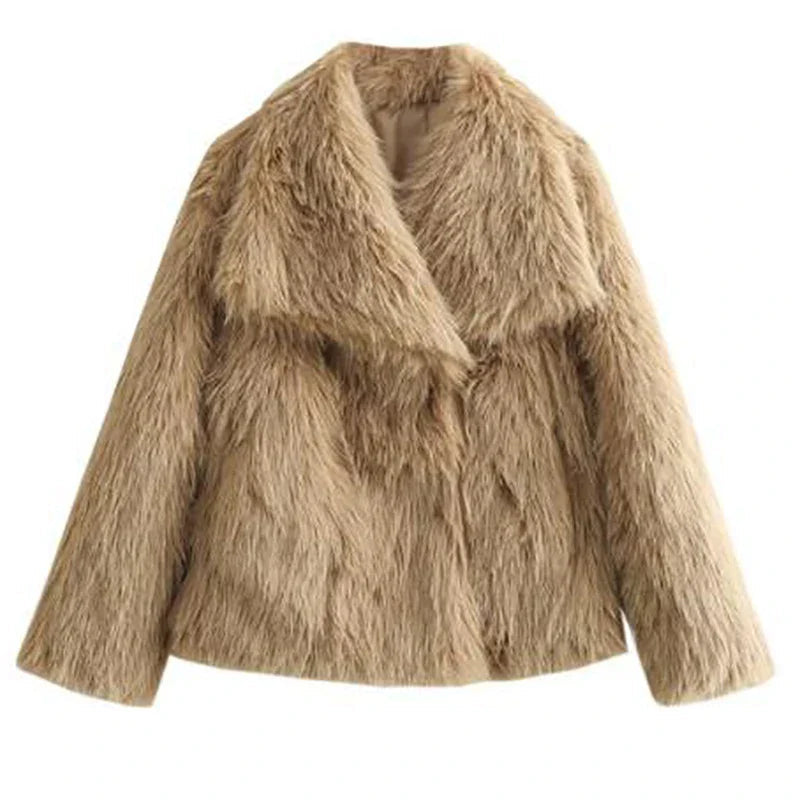 Chaqueta Invierno Mujer Abrio Forro Acogedor