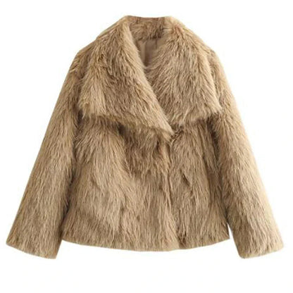 Chaqueta Invierno Mujer Abrio Forro Acogedor