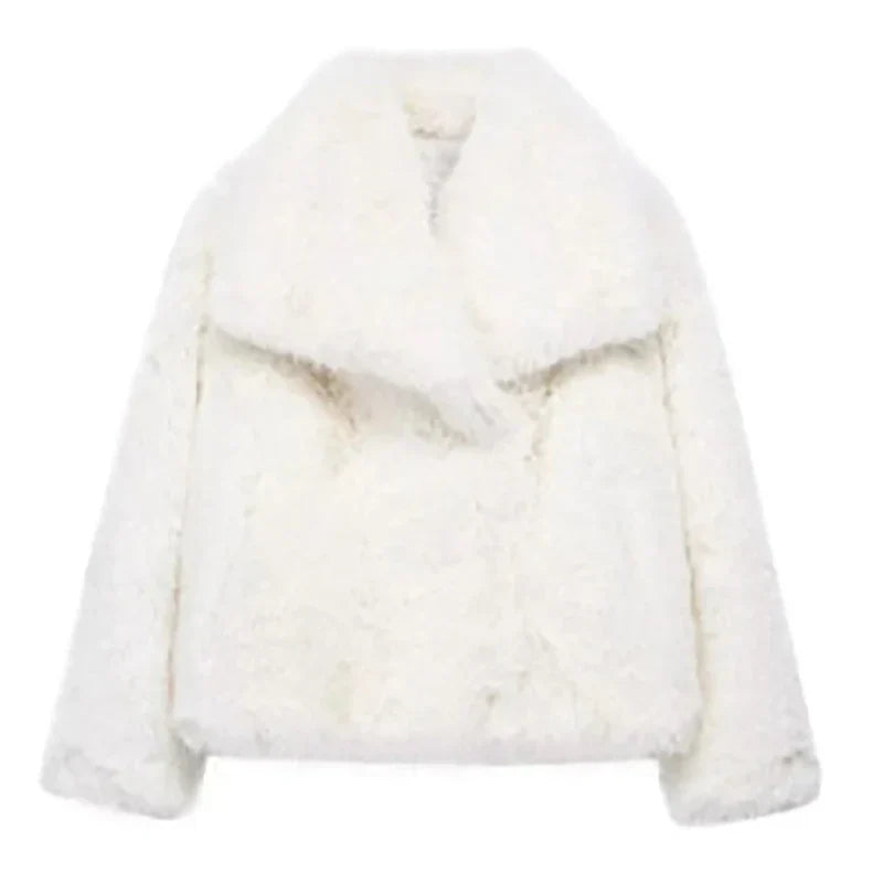 Chaqueta Invierno Mujer Abrio Forro Acogedor - Vestiria