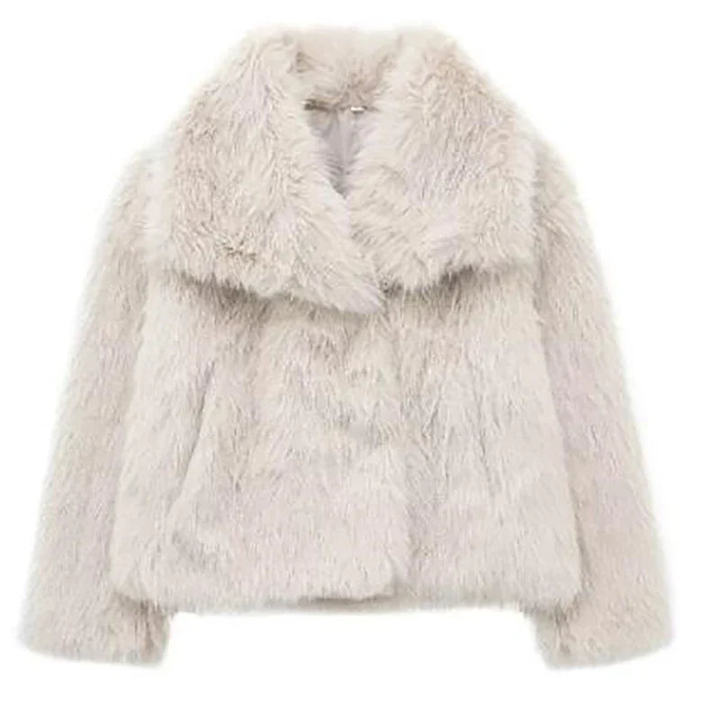 Chaqueta Invierno Mujer Abrio Forro Acogedor