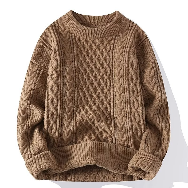 Jersey Punto Grueso Cálido Mujer Invierno