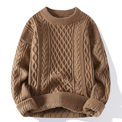 Jersey Punto Grueso Cálido Mujer Invierno