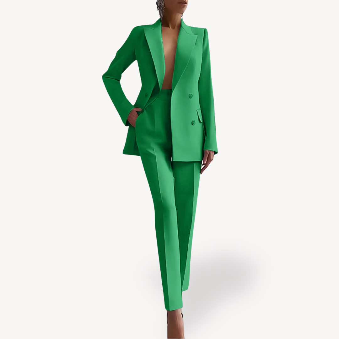 Traje de Invierno Elegante Mujer Abajo Largo