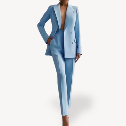 Traje de Invierno Elegante Mujer Abajo Largo