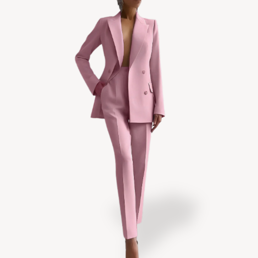 Traje de Invierno Elegante Mujer Abajo Largo
