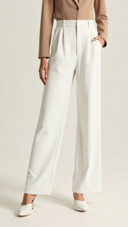 Pantalones Mujer Amplios Cintura Alta Primavera