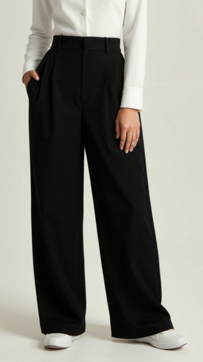 Pantalones Mujer Amplios Cintura Alta Primavera