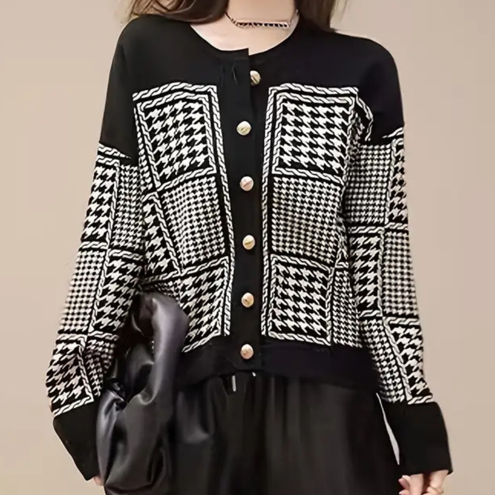 Cárdigan Mujer Punto Botones Cálido - Vestiria