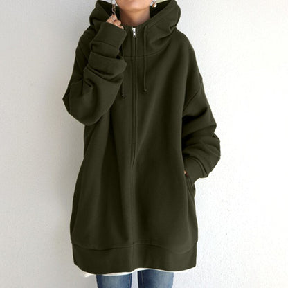 Sudadera Invierno Grande Con Capucha Abrigadora
