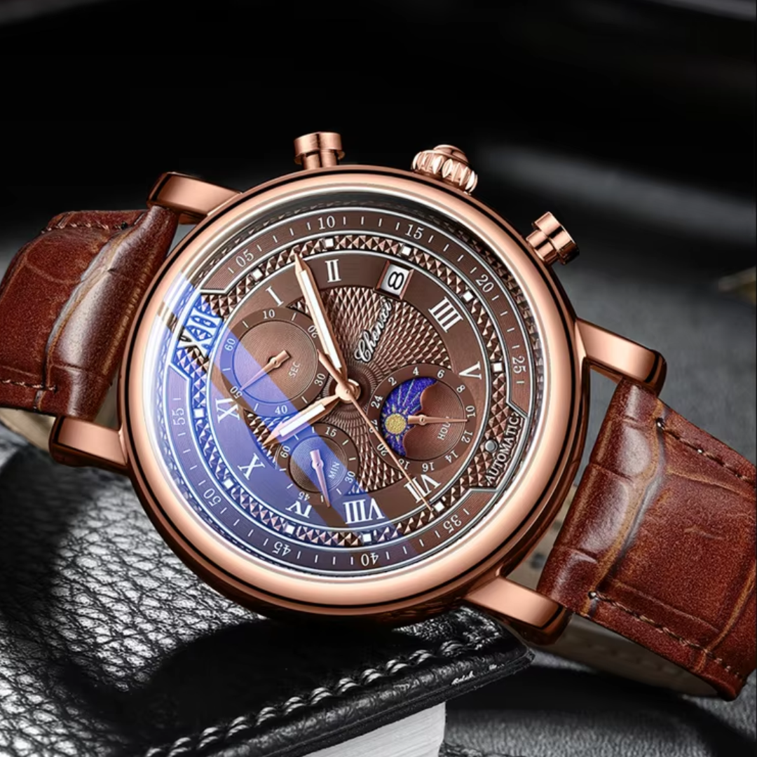 Reloj de Hombre Clásico Piel Genuine