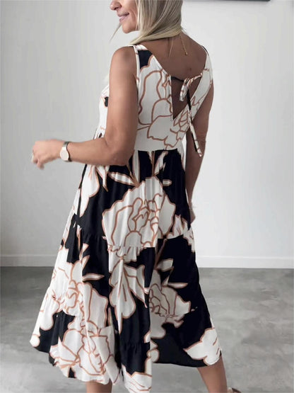 Vestido Florido Estampado Mujer - Vestiria