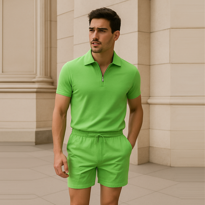 Conjunto Verano Hombre: Camiseta + Pantalón Corto Deportivo