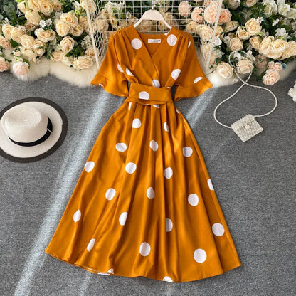 Vestido de Flores Estampado Feminino