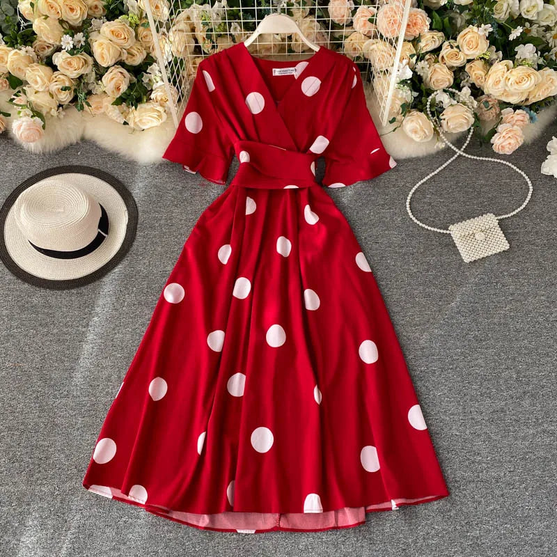 Vestido de Flores Estampado Feminino