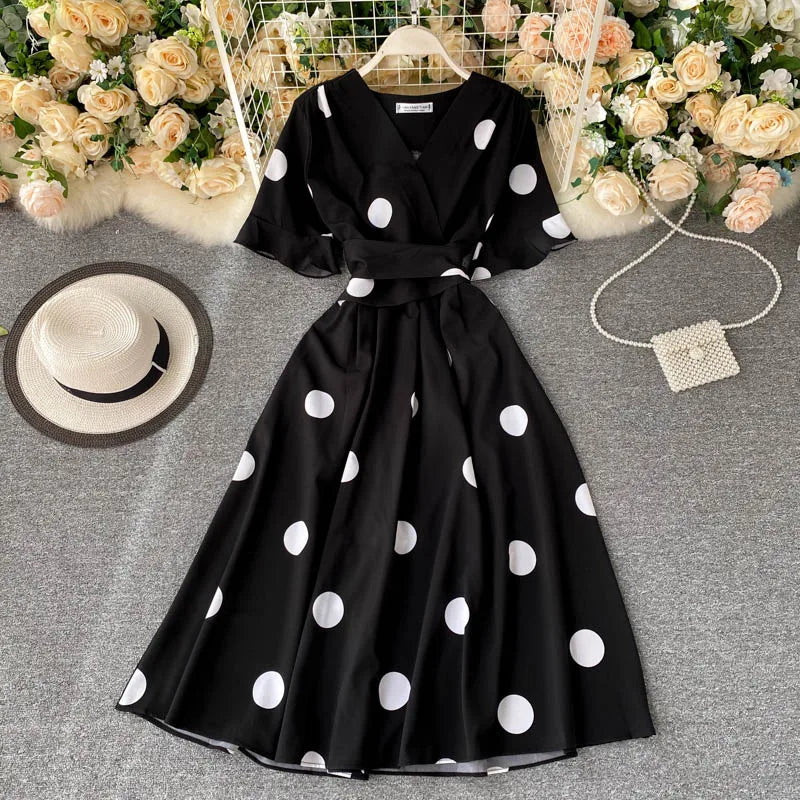 Vestido de Flores Estampado Feminino