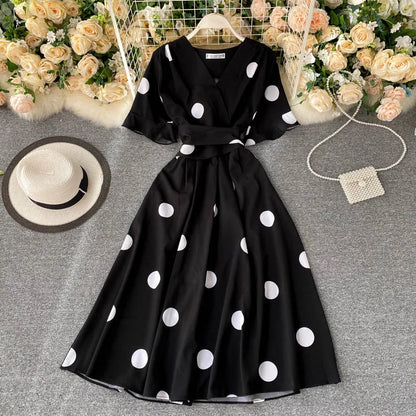 Vestido de Flores Estampado Feminino