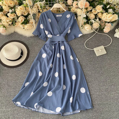Vestido de Flores Estampado Feminino