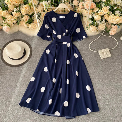 Vestido de Flores Estampado Feminino
