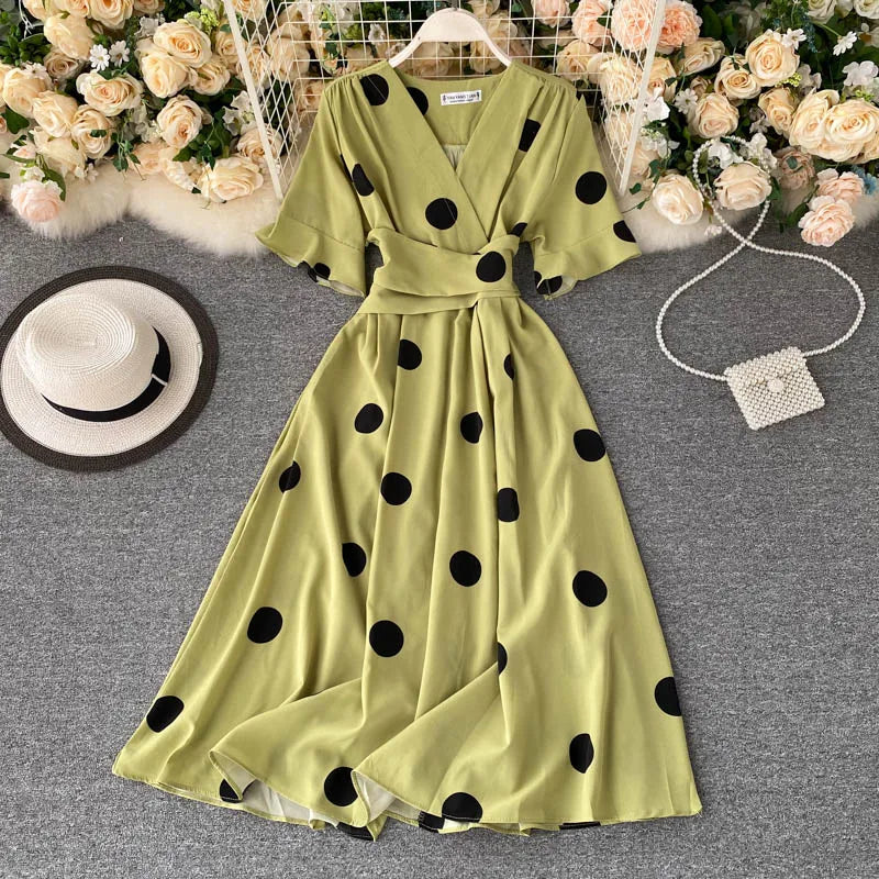 Vestido de Flores Estampado Feminino