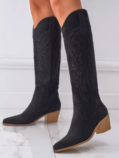 Botas Vaqueras Cuero Alto