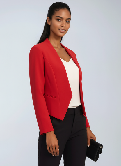 Chaquetilla Mujer Corte Clásico Elegante