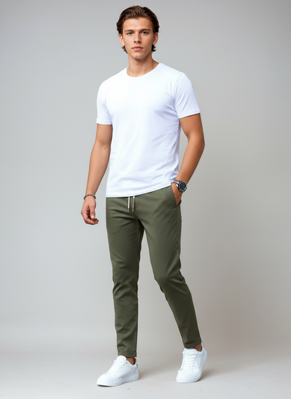 Pantalones Chinos Hombre Estilo Clásico