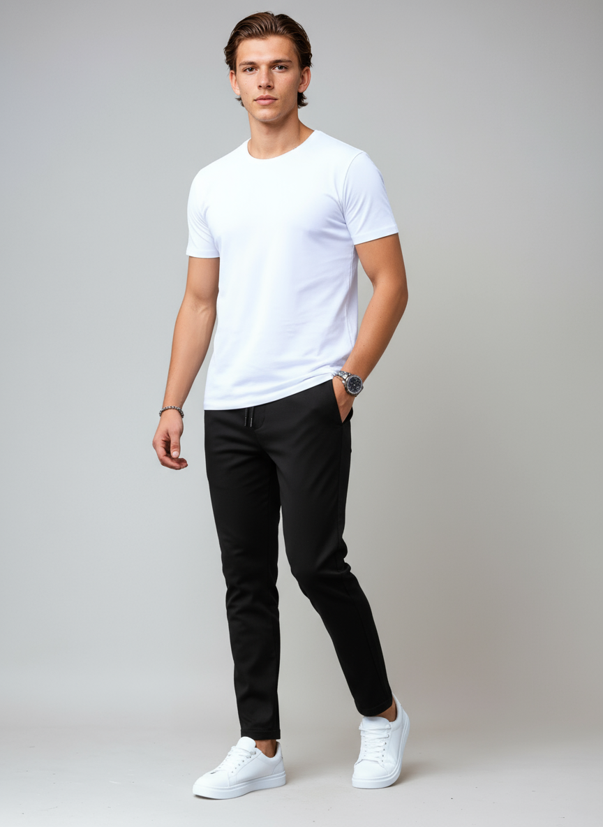 Pantalones Chinos Hombre Estilo Clásico