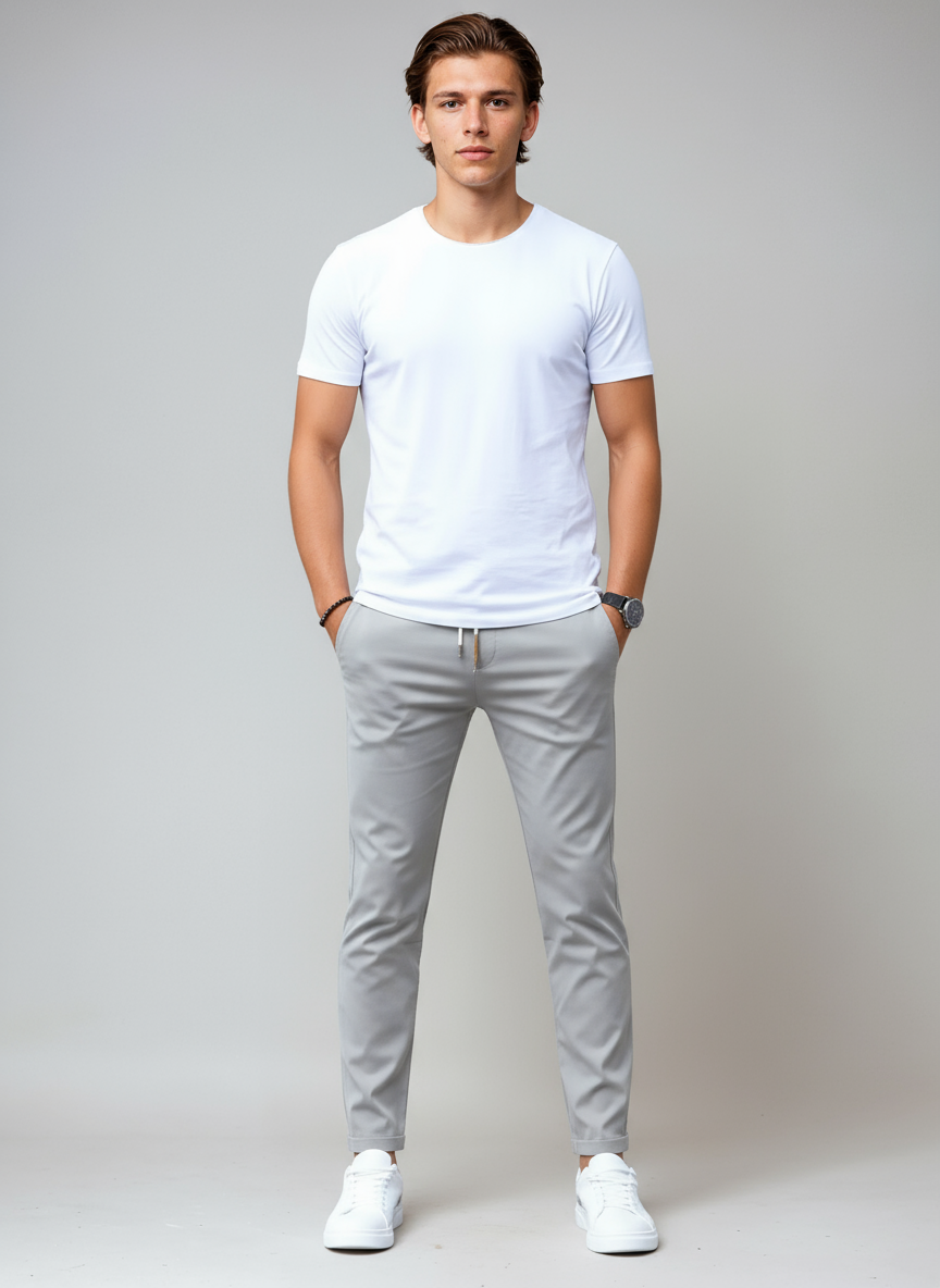 Pantalones Chinos Hombre Estilo Clásico