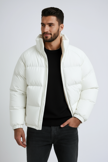 Chaquetón de invierno abrigado con forro polar hombre
