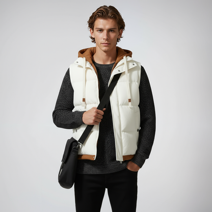Chaleco Acolchado Puffer Hombre Impermeable