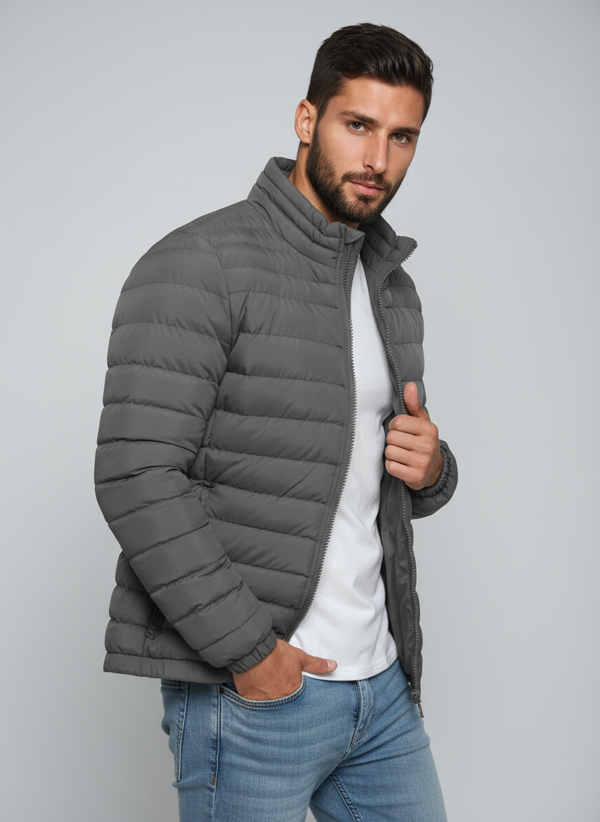 Chaqueta Acolchada Hombre Abultada Caliente