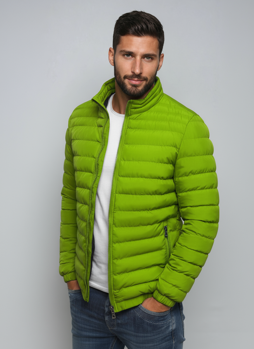 Chaqueta Acolchada Hombre Abultada Caliente