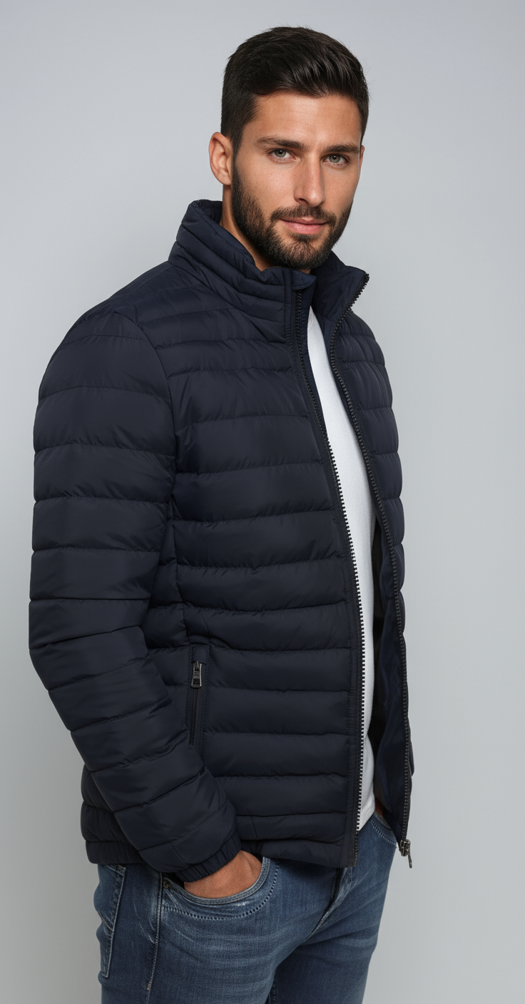 Chaqueta Acolchada Hombre Abultada Caliente