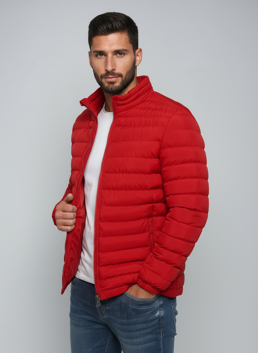 Chaqueta Acolchada Hombre Abultada Caliente