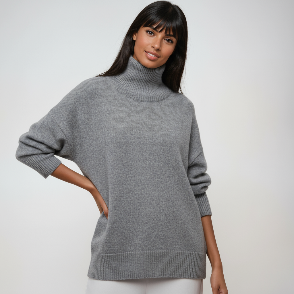 Sudadera Mujer Cuello Alto Grande Confortable