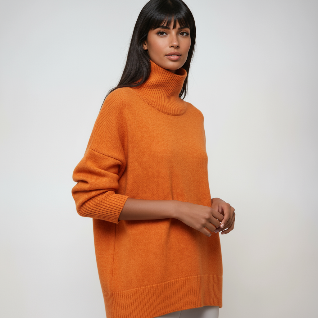 Sudadera Mujer Cuello Alto Grande Confortable