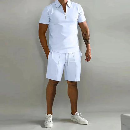 Traje de verano hombre polo y shorts deportivo
