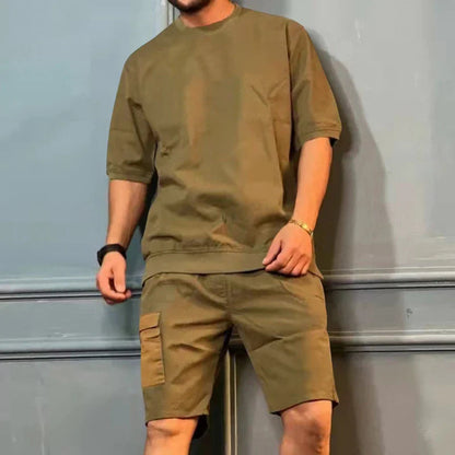 Camiseta Grande y Pantalones Cortos Deportivos