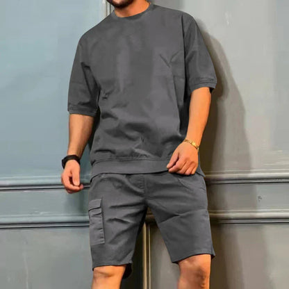 Camiseta Grande y Pantalones Cortos Deportivos