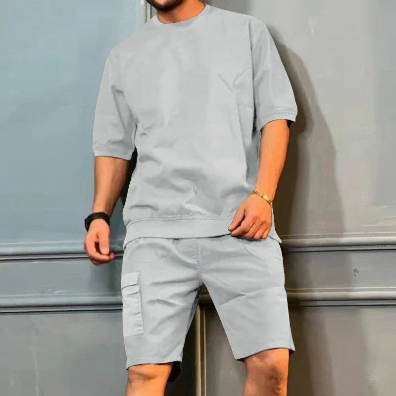 Camiseta Grande y Pantalones Cortos Deportivos