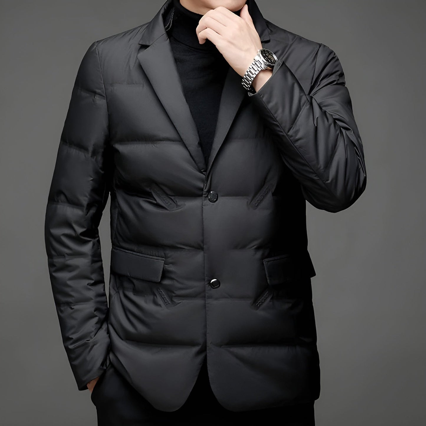 Chaqueta abrigo deportiva hombre estilo casual