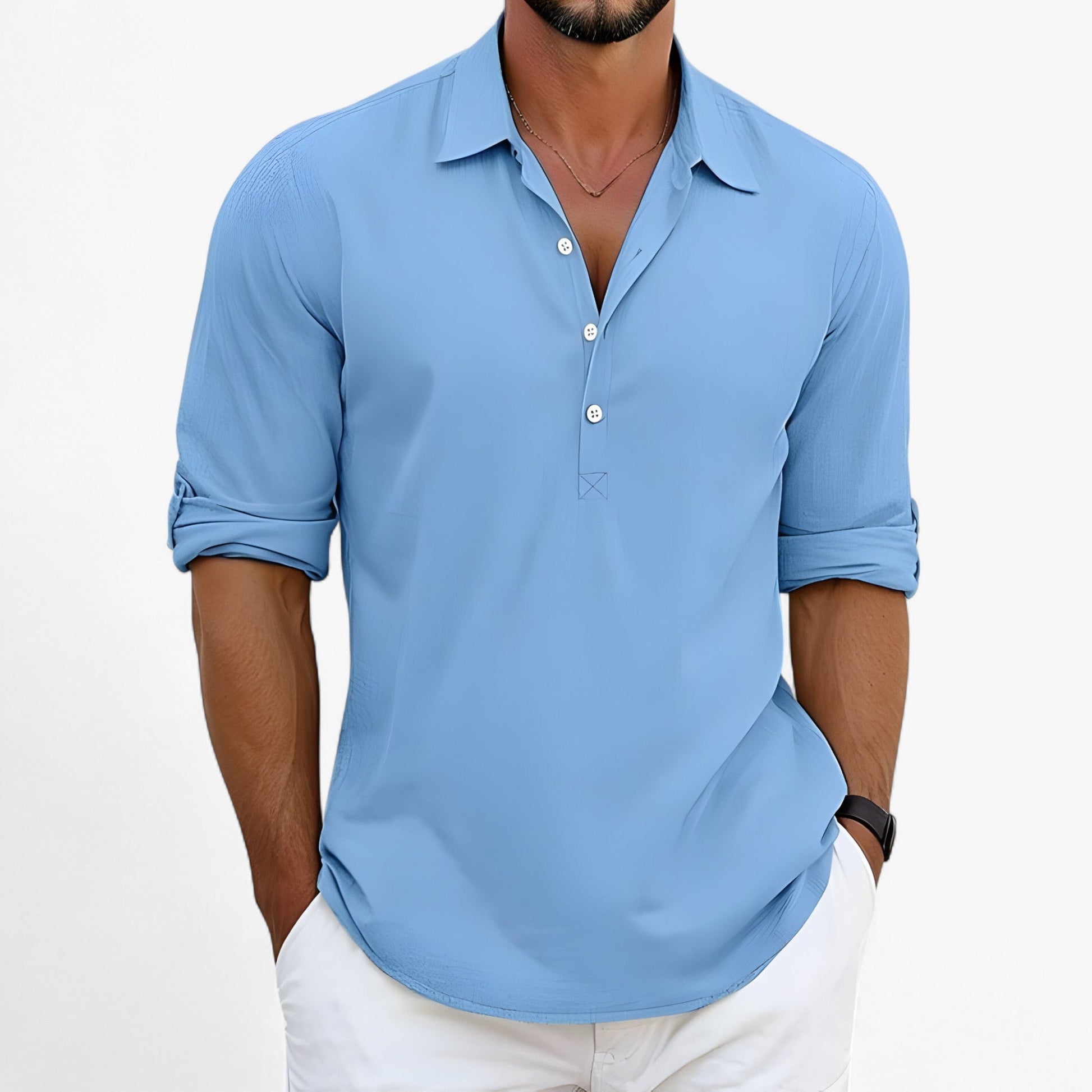 Camisa Polo Hombre Fresca Ligera Verano - Vestiria