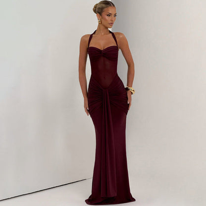 Vestido Ceñido con Espalda Descubierta