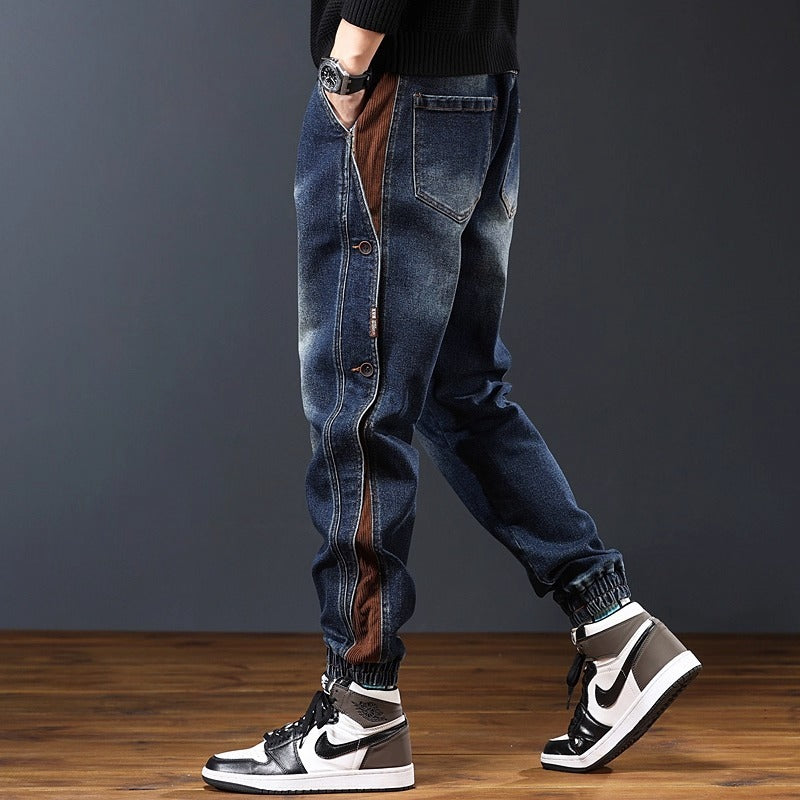 Pantalones vaqueros deportivos hombre modernos