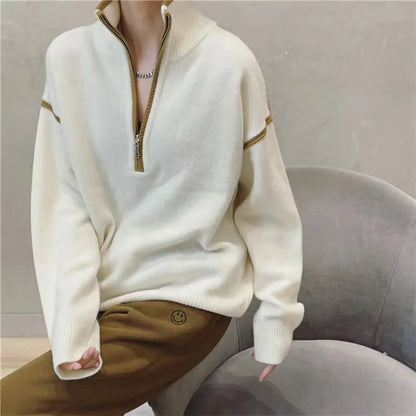 Sudadera Grande Con Cremallera