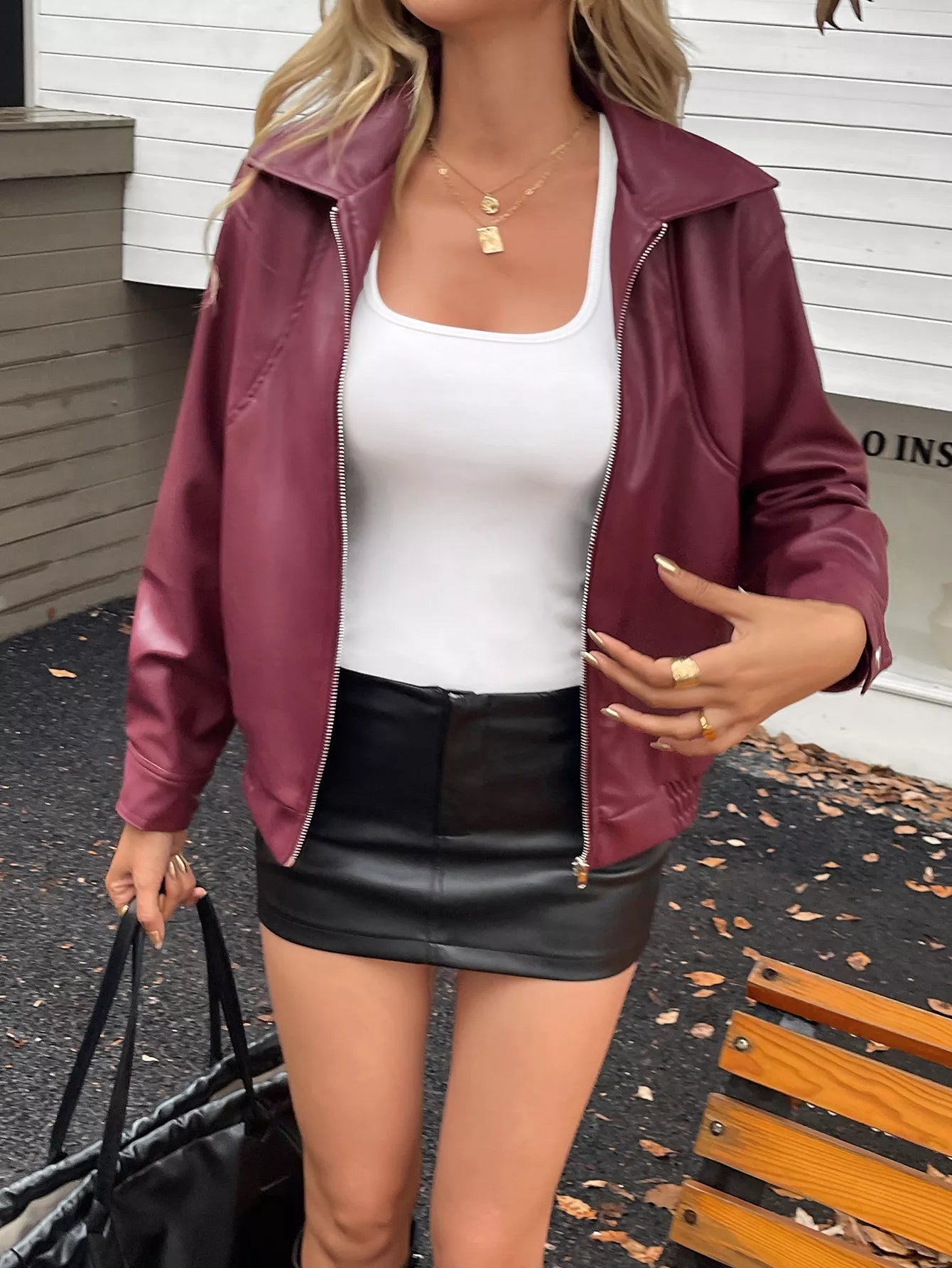 Chaquetón Mujer Cremallera Elegante Invierno - Vestiria
