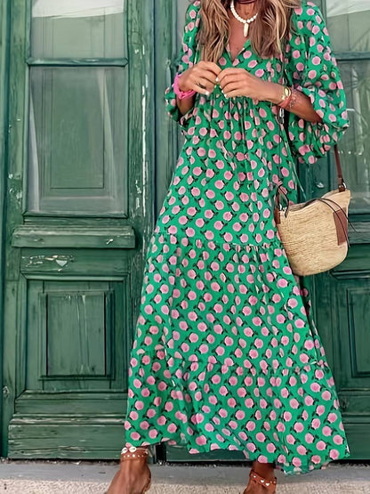 Vestido Boho Floral Sueltos y Comodos