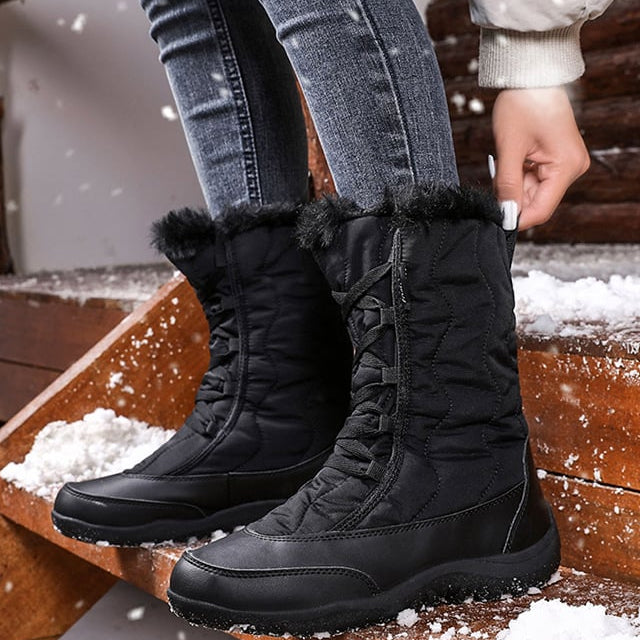 Botas de invierno mujer forradas suaves - Vestiria