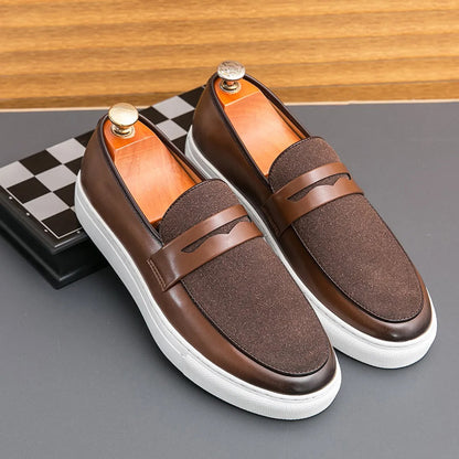 Zapatos hombre cuero elegantes estilo clásico